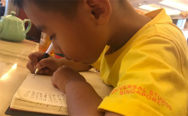 你能想象到不到六岁的孩子能够轻松应对12乘以一位数或者二位数，在5秒内就给你正确答案吗？   我家的女儿5岁多，还只会20以内的加减法，还需要用手指头板着算，正确率还不是很高！可是这个小朋友不但会简单的两位数加减乘除两位数，还会跳数、隔数、按规律接龙！还会背118个元素周期表！认得汉字多的也让我误以为他是小学四五年级的小学生！真的要点个赞！