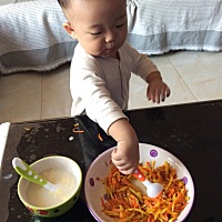 胡萝卜🥕爱吃的不行，哈哈，喝了一大碗稀饭