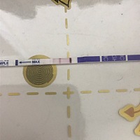 月经超4天多测的，40天像来例假一样出血，刚出一点看彩超看不见孕囊，回来试纸再测就是一杠，月经一向很...