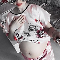 33周啦！肚子好大