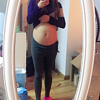 各位宝妈，5个半月长了20斤，会不会肚子太大了？医生也说长多了，有没有什么办法可以减点啊😂😂