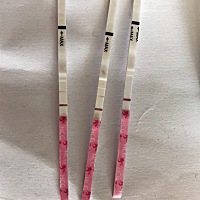 姐妹们 谁能帮忙看下 这是怎么情况。最左边的前天天，中间的是昨天的，右边的是今天的 都是刚起床验的晨...