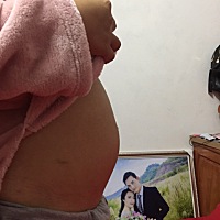 孕23周了。快六个月了，肚子是不是太小了。