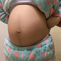 八个月啦…每天宝宝动的都老欢快了😁