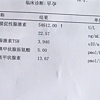 怀孕8周却未见胎心胎芽，这个验血的是正常的吗