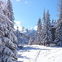 白茫茫一片，冬天波兰的雪山特别适合拍照