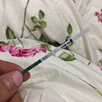 第一张是昨晚的，第二张是今天一早起床的，第三张是刚才的。为什么会没有了？我到底怀孕了吗？在线等回...