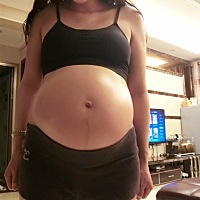 28周 体重120 一个月涨了10斤