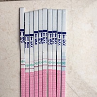 终于测到强阳了，希望这个月顺利怀孕! 接宫内好孕