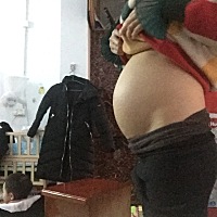 最美孕妈妈5个多月的肚子大吗