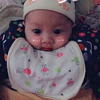 我的二宝快两个月了，嘻嘻