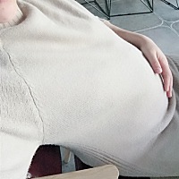 第七个月 肚子突然大起来像大啤酒肚下垂凸出来🤣🤣🤣