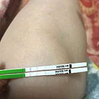 各位备孕的小可爱们，今天一天排卵试纸这样显示是什么意思呢，我有点不懂，有大神指点一下吧