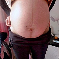 新年好，你们觉得看肚子像什么宝宝呀e