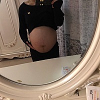 这肚子是不是下来了，是代表快生了吗？🙃过年长了快10斤肉好烦 😆这两天老是漏奶睡觉稍微一侧压着就...