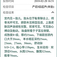 以为羊水漏了  去做了彩超  医生说都挺好的  现在放心了