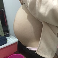 将近8个月了，肚子是不是有点小，好担心