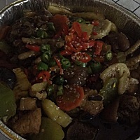 又吃了一堆你不喜欢的东西，  原谅偶而也犯馋的麻麻！ 晚上别闹我😯