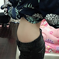 吃什么吐什么，10周就显怀了😂