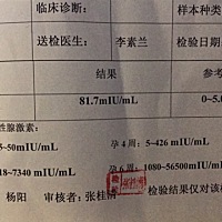 明天月经，今天验血大家帮忙看看数值正常不