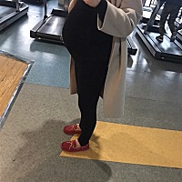 八个月啦 还有五十多天就预产期了 马上可以看见宝宝了 还是蛮激动的 到现在为止涨了快40斤了🌞