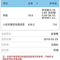 大家帮我看看是不是有了？数值好不好，末次月经1.26