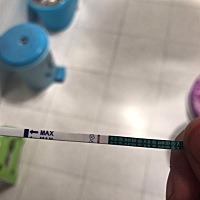 这是怀孕了吗？末次月经1月31号，这是2月26号早上测的，但当时就一条杠，晚上下班回来看到还有一条浅浅...
