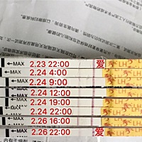 我哪天是强阳啊？附排卵试纸。大家帮我看看吧！一开始没用排卵试纸，备孕两个月都没怀上。 这个月买了3...