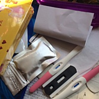 其实这个东西真没太准，我觉得，如果刚好怀儿子就准了，我表妹前段时间生了女儿，测这个也是蓝色条，我...