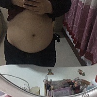 20周➕5～看肚子猜男女宝宝了～最近老是腰酸的厉害各位孕妈们有么有也这样的。