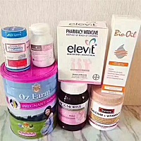 【孕期宝贝必备】1. 女士爱乐维；2.黄金素；3.娘娘钙片；是孕14周开始吃，补钙，防止产后脱发，抽筋，哺...