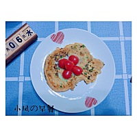小凤の早餐集♥️ 自制葱油饼🥞➕蔬菜粥🍵 自从想怀孕了，天天吃早餐，我习惯是不是变好了😋