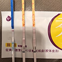 3.6早孕试纸侧一道杠，3.7排卵试纸2道杠，测了2次，月经过了8天了，麻烦问了这啥情况，求解