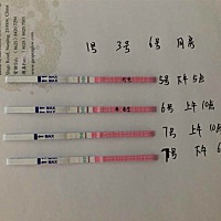 这是排卵试纸，亲们，这突然白板，代表什么，备注第三个月了，累呀！求指教！已怀的宝妈指点一下