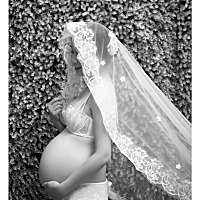 睡不着，看到孕期照片，还是觉得老公拍的好看，🐶