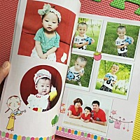 我家肉肉出生25天了，为肉肉拍的做的相册😘😘😘😘