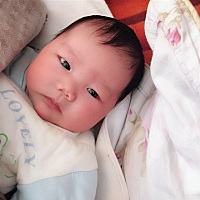 我家公主满月啦！