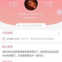 要开始倒计时了，有没有四月十九预产期的宝妈们……