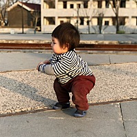 妹妹14个月，自创太极中😂