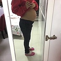 宝妈吗们，看肚型能看出男女不 好奇啊