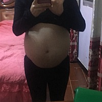 28周＋2天，这肚子大吗，不知是男宝还是女宝
