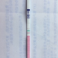 末次月经2月17，大姨妈没来，测早早孕大白板，排卵试纸连续今天都是这样，好像并没有加深，还有戏吗？