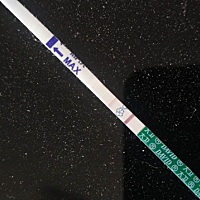 上次月经开始日期2月25日，今早测的，有吗？