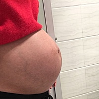 35周➕2。有会看肚型的吗 帮忙分析下男女