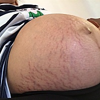 这肚子毁了😭宝宝你快点出来好不好……