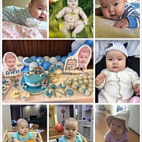 弟弟3个月～～～8个月