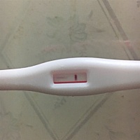 月经二月二十号来的 二月二十七号走的 上周拿验孕棒测了是一条杠 会怀孕吗…