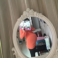 预产期还有一个星期、紧张啊！肚子好大，不知道男宝还是女宝，很期待。