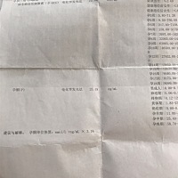 2月19末次月经.3月30测出两条线，线很浅。第二天抽血b超，b超未见孕囊。第二天血检出结果孕酮25.19hcg70...