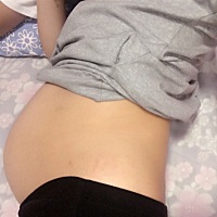 九个多月的肚子